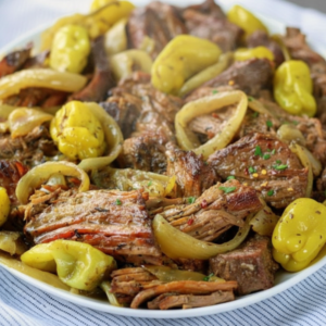 Fall-Apart Low Carb Slow Cooker Italian Beef (Keto)