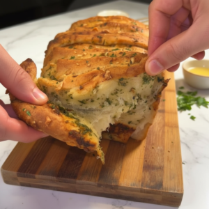 The Best Vegan Pull Apart Garlic Bread Recipe (Easy)