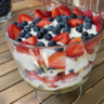Easy Red White Blue Trifle Recipe (No-Bake)