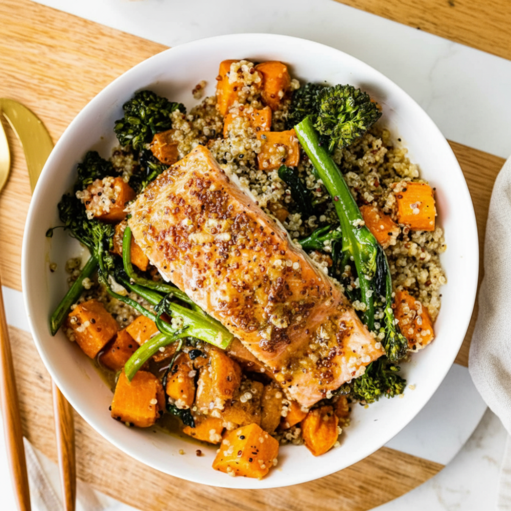 Easy Make-Ahead Salmon Quinoa Bowls for Weekday Lunches