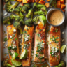 Healthy Sheet Pan Salmon Sweetpotatoes Broccoli Recipe