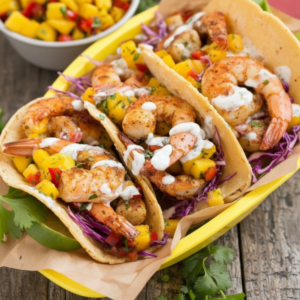 Easy Shrimp Tacos with Mango Salsa | Quick 20-Minute Recipe