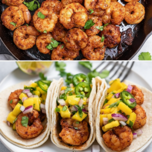 20-Minute Pan-Fried Seafood Tacos with Fresh Fruit Salsa
