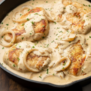 Creamy Sour Cream and Onion Chicken Skillet Recipe 4 Creamy Sour Cream and Onion Chicken Skillet Recipe