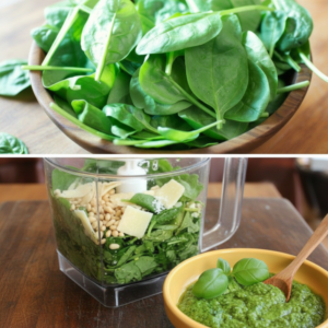 Spinach Basil Pesto Recipe: Quick Homemade Green Sauce 4 Spinach Basil Pesto Recipe: Quick Homemade Green Sauce