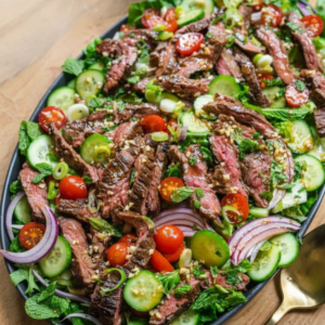 Zesty Thai Beef Salad Recipe with Ginger Sriracha Dressing 4 Zesty Thai Beef Salad Recipe with Ginger Sriracha Dressing