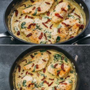 Creamy Tuscan Chicken Recipe: One-Pan Low Carb Dinner 4 Creamy Tuscan Chicken Recipe: One-Pan Low Carb Dinner