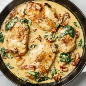 Creamy Tuscan Chicken Recipe: Quick Weeknight Dinner