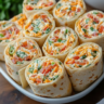 Vegetable Tortilla Roll Ups: Easy Veggie Pinwheels