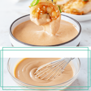 Homemade Japanese Hibachi Dipping Sauce with Pan-Seared Shrimp
