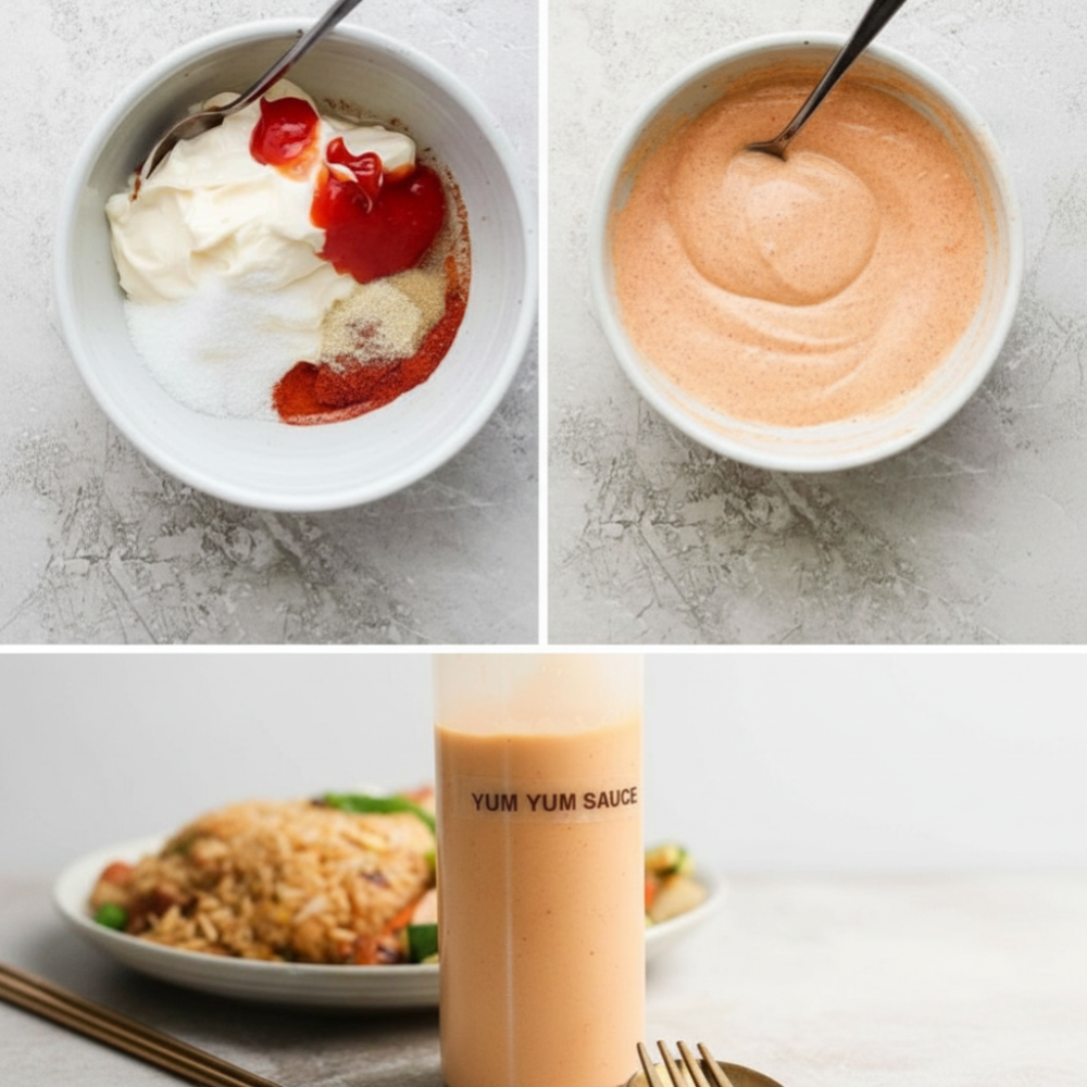 Easy Yum Yum Sauce Recipe & Hibachi Fried Rice 1 Easy Yum Yum Sauce Recipe & Hibachi Fried Rice