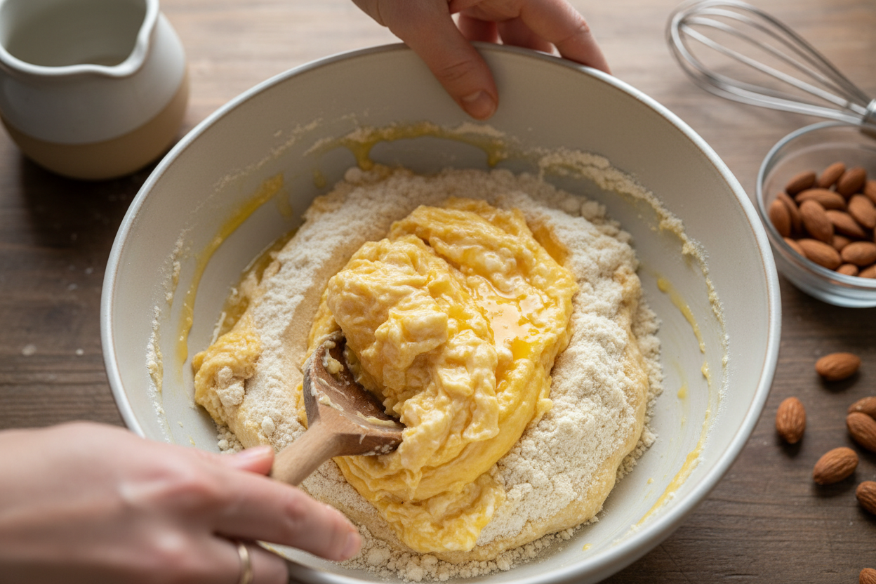 Almond Flour Biscuits and Gravy preparation step 1