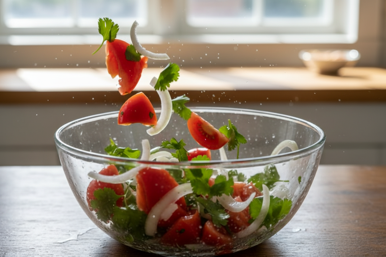 Authentic Fresh Salsa Recipe (10 Minutes, 6 Ingredients) 2 Authentic Pico de Gallo Recipe preparation step 1