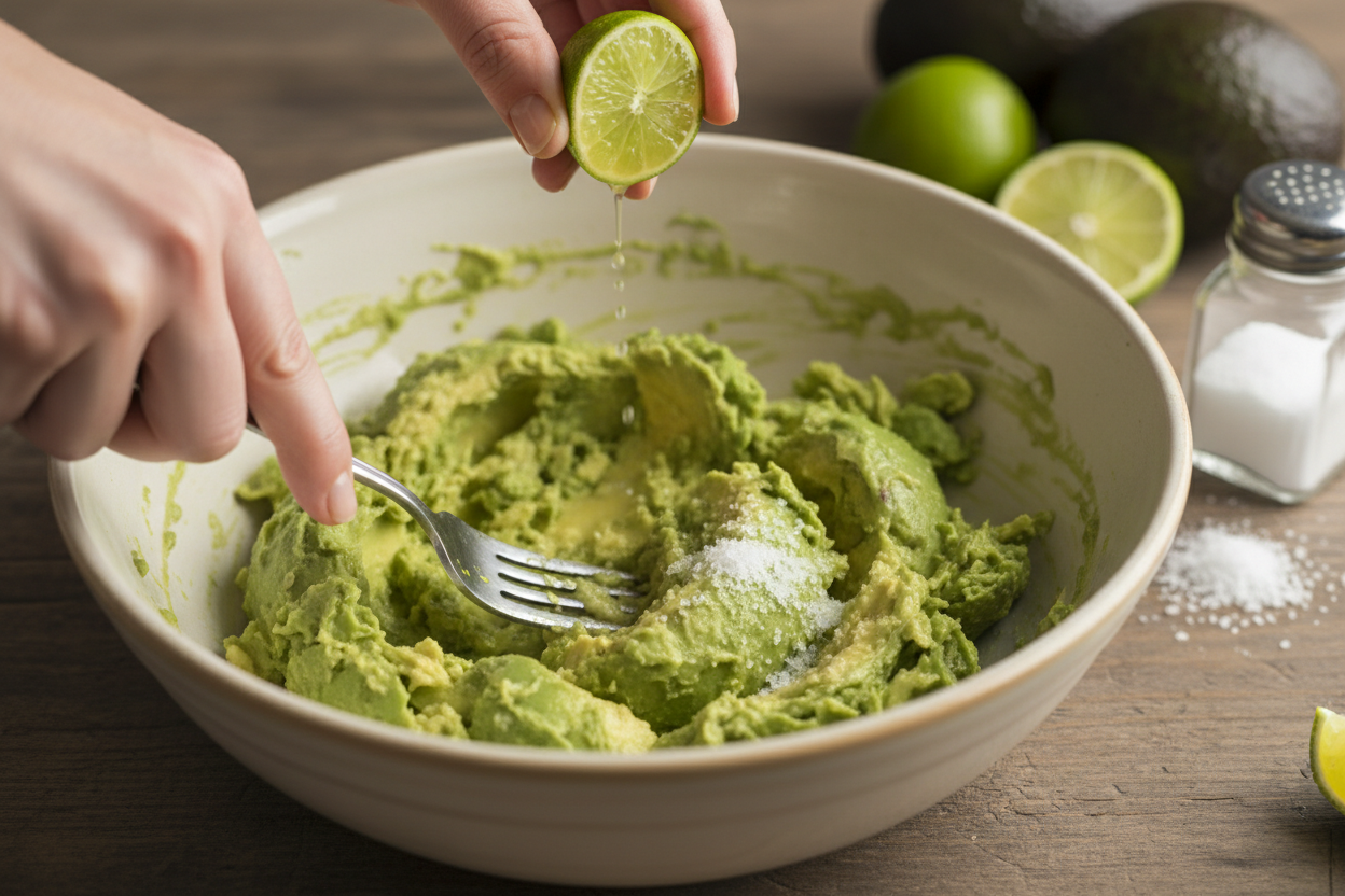 Best Guacamole Recipe preparation step 1
