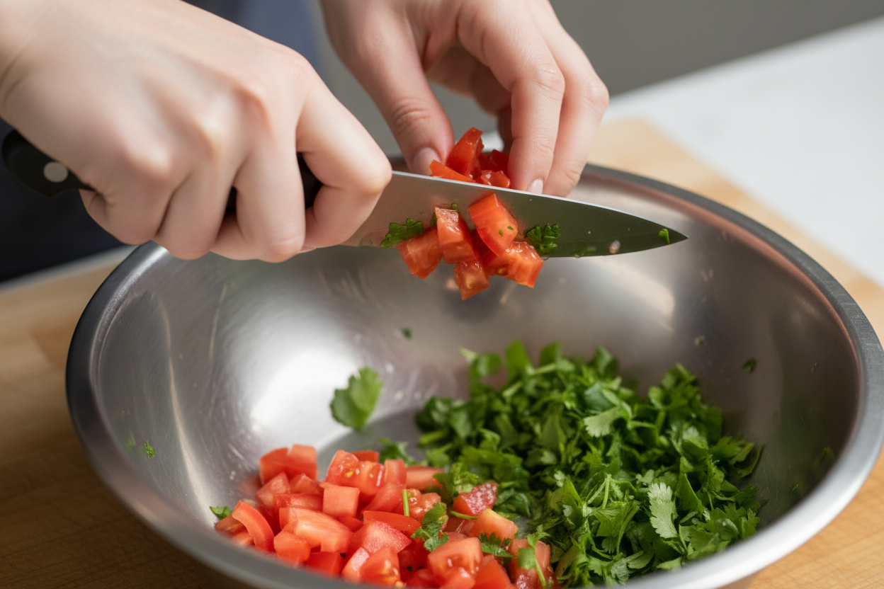 Best Homemade Salsa preparation step 1