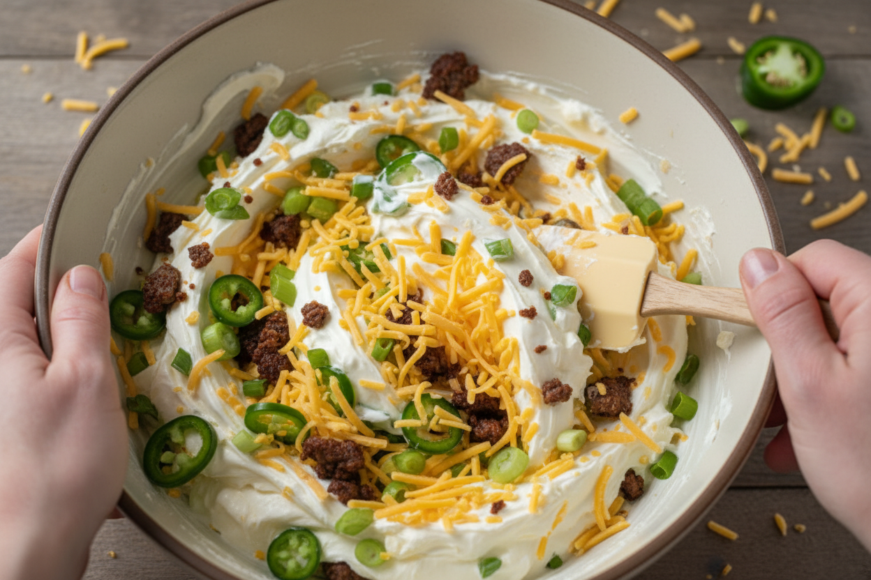 Best Jalapeño Popper Dip preparation step 1