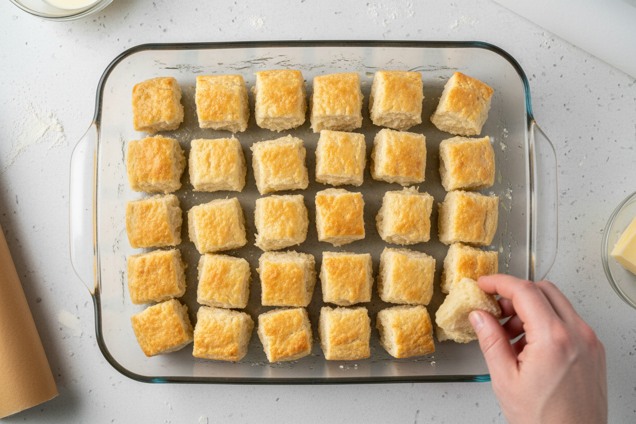 Biscuits And Gravy Casserole preparation step 2
