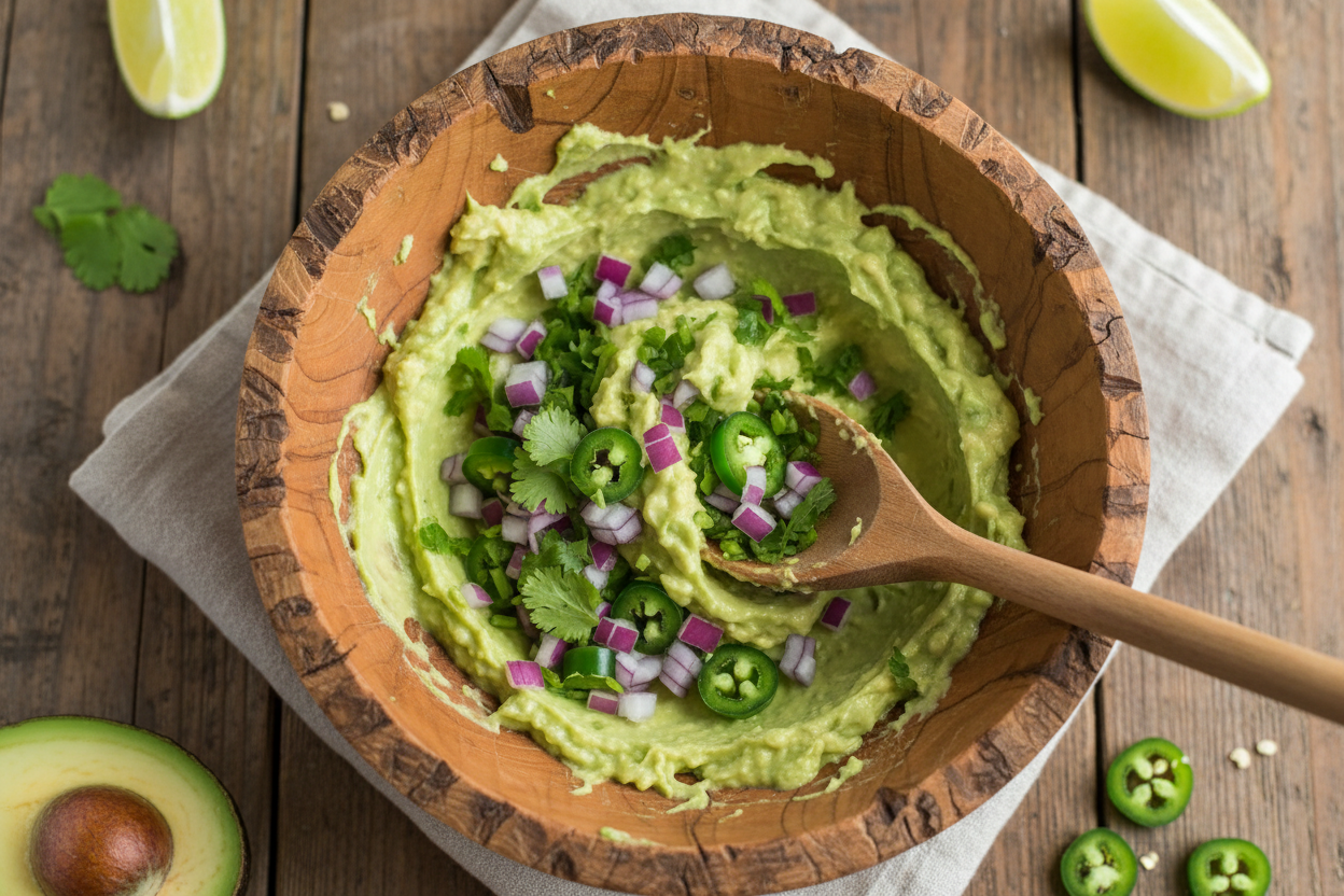 Authentic Copycat Guacamole Recipe (15-Minute Prep) 3 Chipotle Guacamole (Copycat) preparation step 2