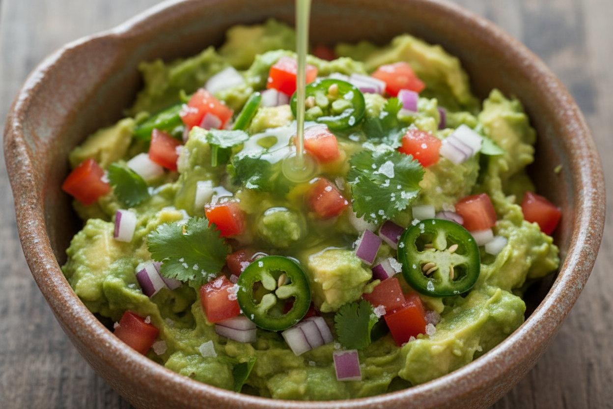 Classic Guacamole Recipe preparation step 2