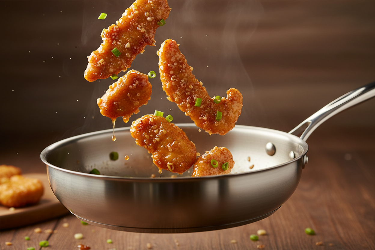 Crispy Asian-Style Sweet Garlic Poultry Recipe 2 Crispy Chinese Honey Garlic Chicken preparation step 1