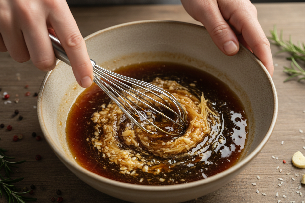 Crockpot Honey Garlic Chicken preparation step 1