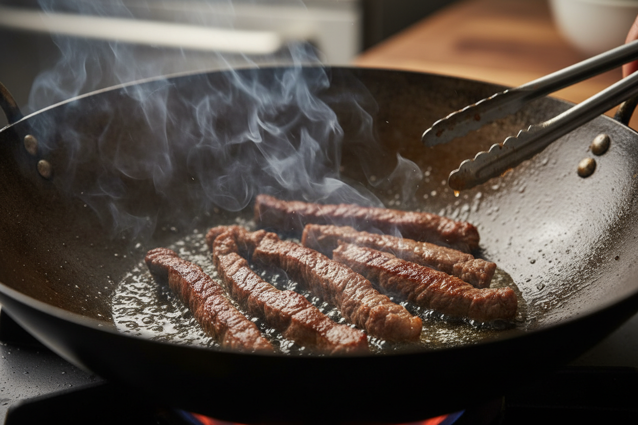 Quick & Easy Chinese Pepper Steak Recipe (Takeout-Style) 2 Easy Chinese Pepper Steak Recipe: Perfect Dinner Idea! preparation step 1