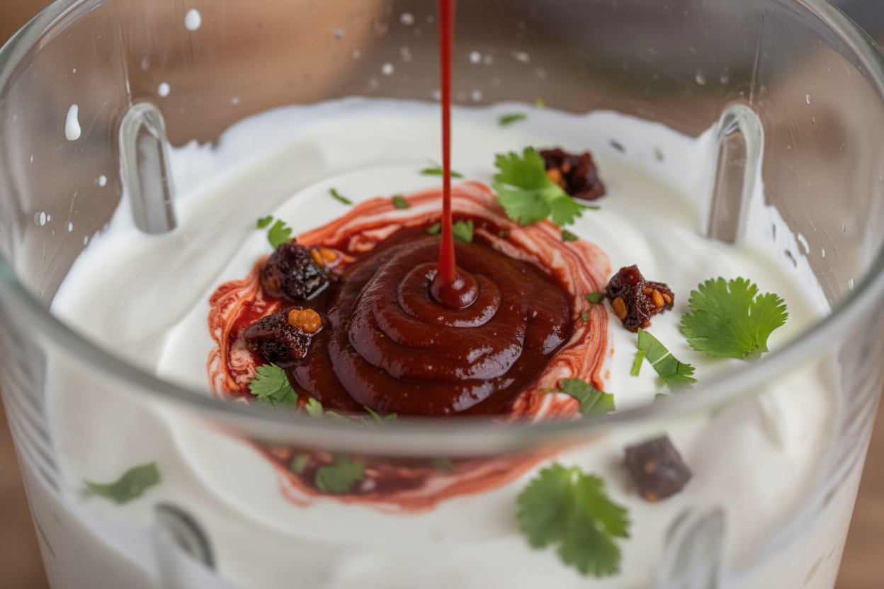 Homemade Chipotle Crema: Quick Smoky Sauce 3 Homemade Chipotle Crema preparation step 2