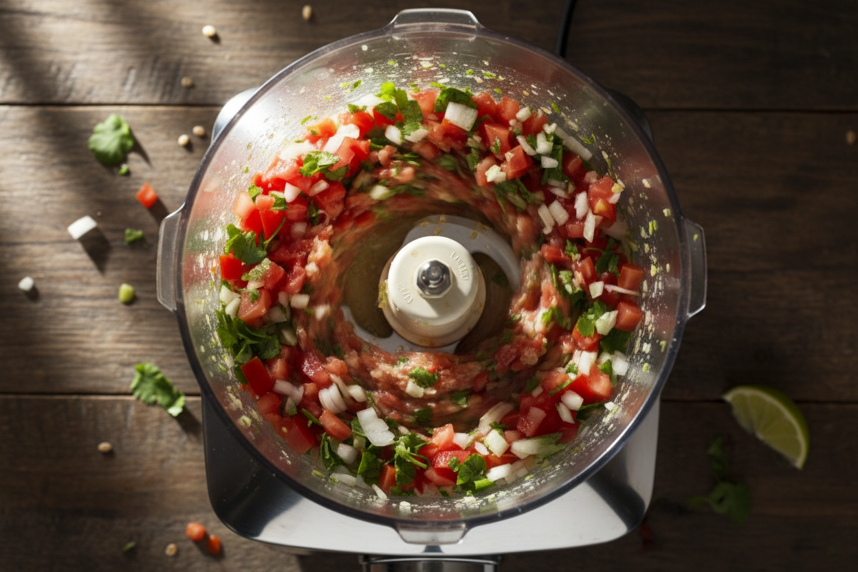 5-Minute Fresh Tomato Salsa: Easy Homemade Recipe 3 Homemade Salsa Recipe with Fresh Tomatoes preparation step 2