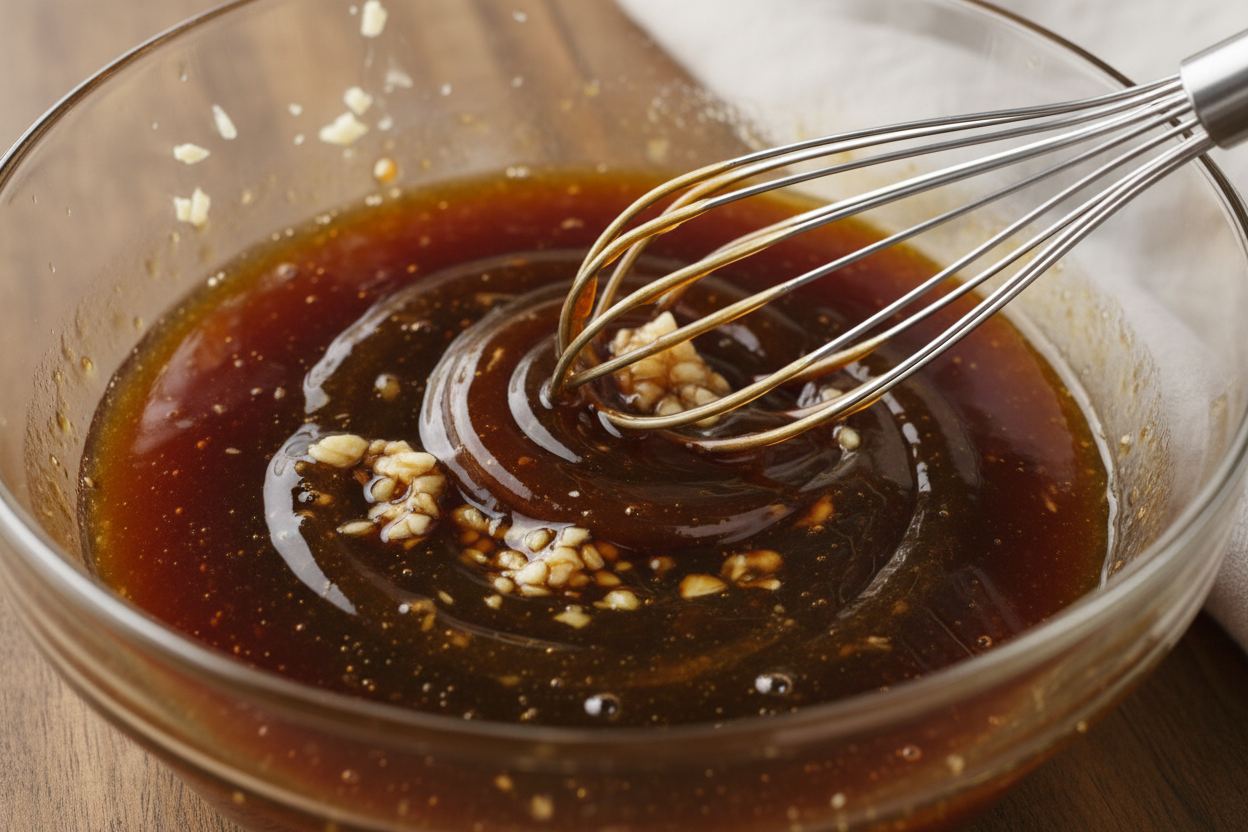 Honey Garlic Slow Cooker Chicken Thighs preparation step 1