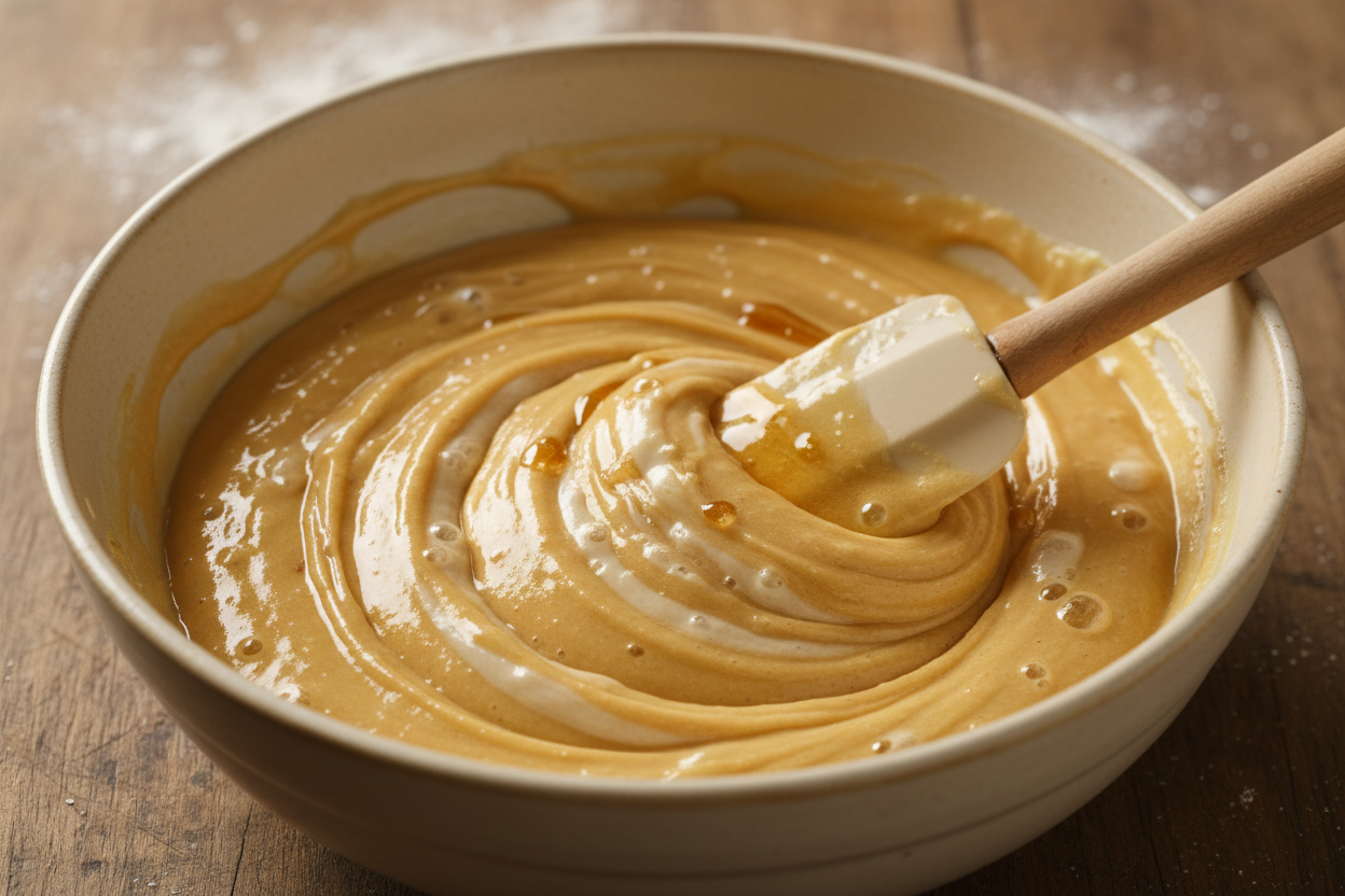Sweet & Savory Sourdough Discard Cornbread Recipe 3 Honey Sourdough Cornbread preparation step 2