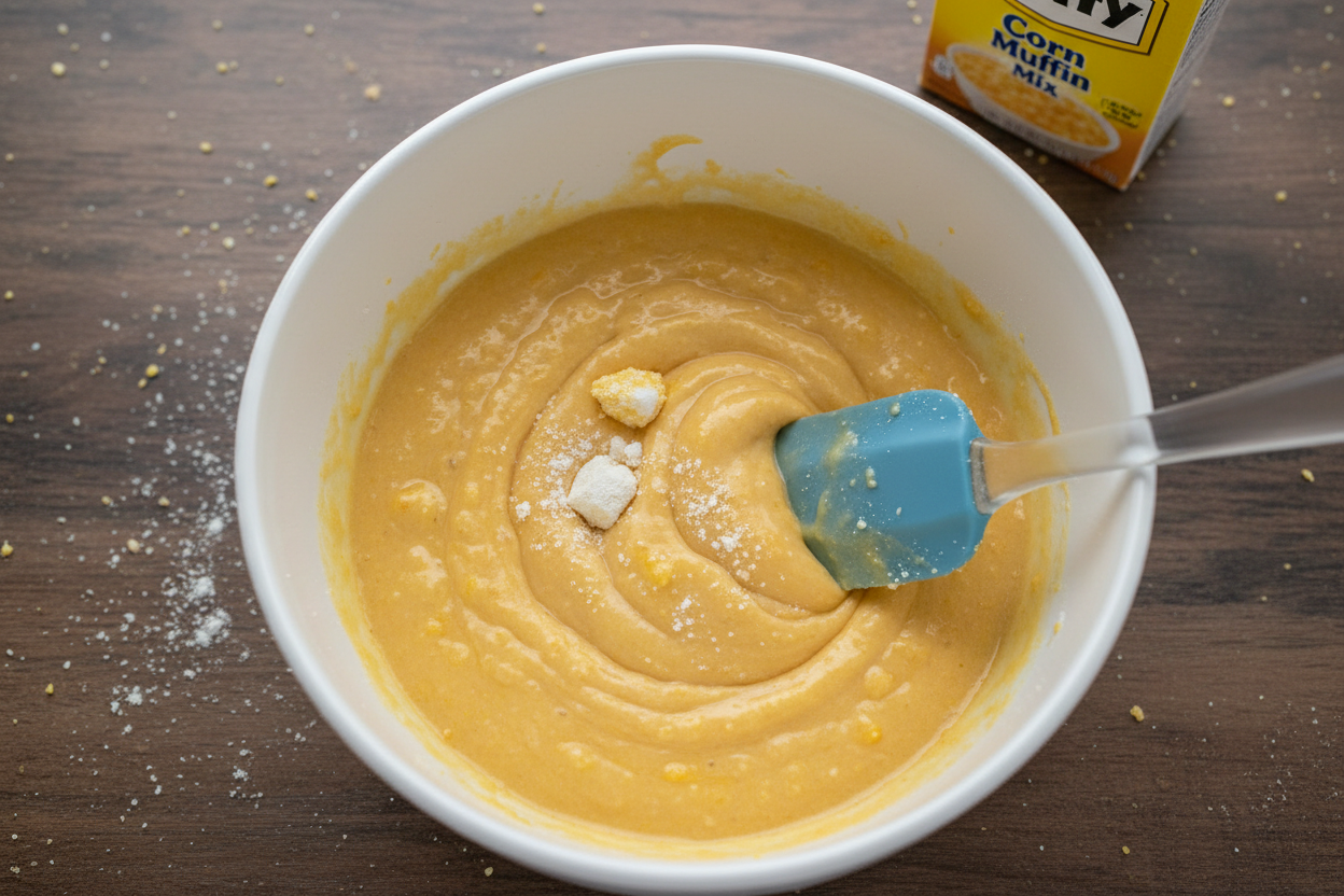 How to Make Jiffy Cornbread More Moist preparation step 2