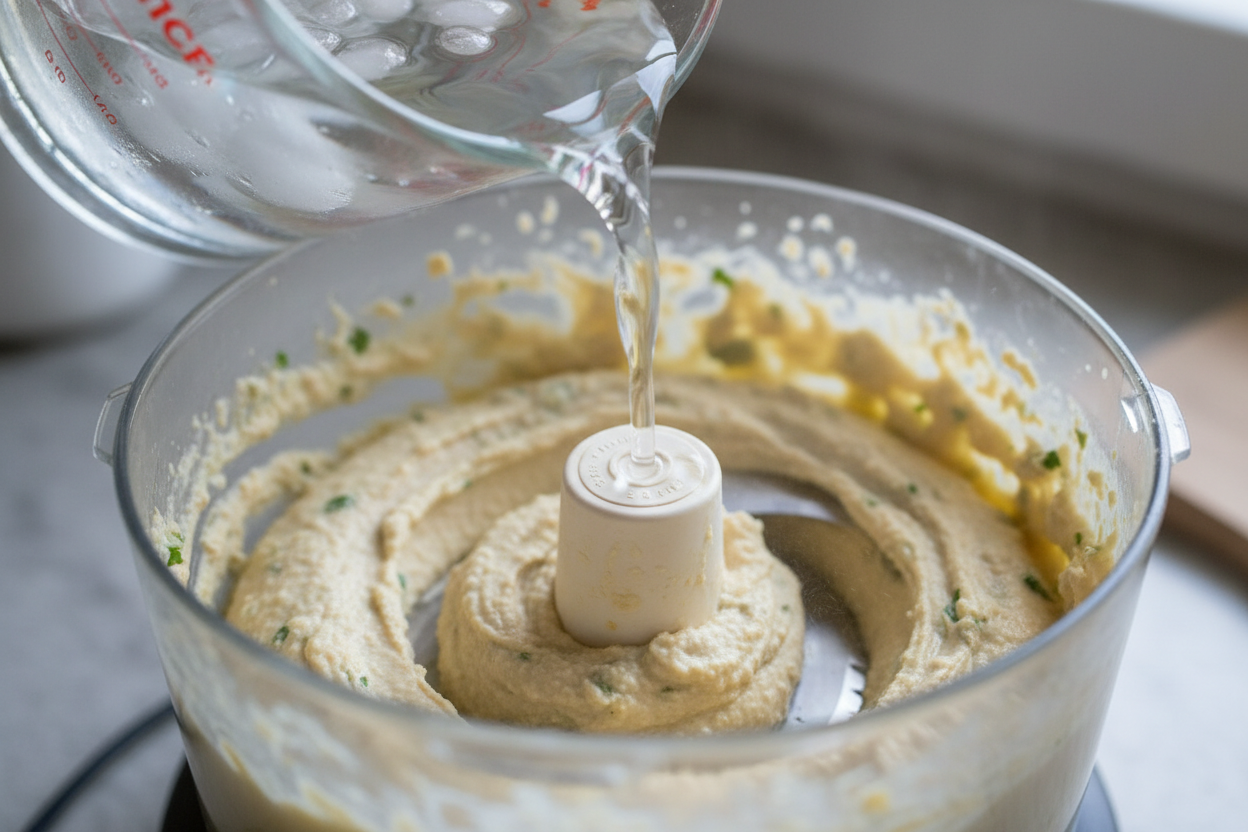 Easy Hummus Without Tahini Recipe: Creamy and Delicious 3 Hummus Without Tahini preparation step 2