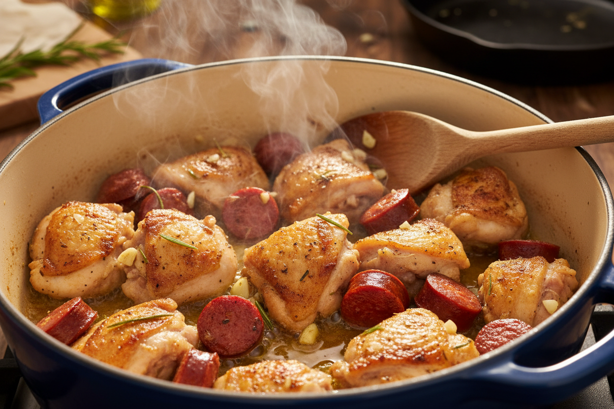Authentic Creole Jambalaya Recipe: Beef, Chicken & Shrimp 2 Jambalaya Recipe preparation step 1
