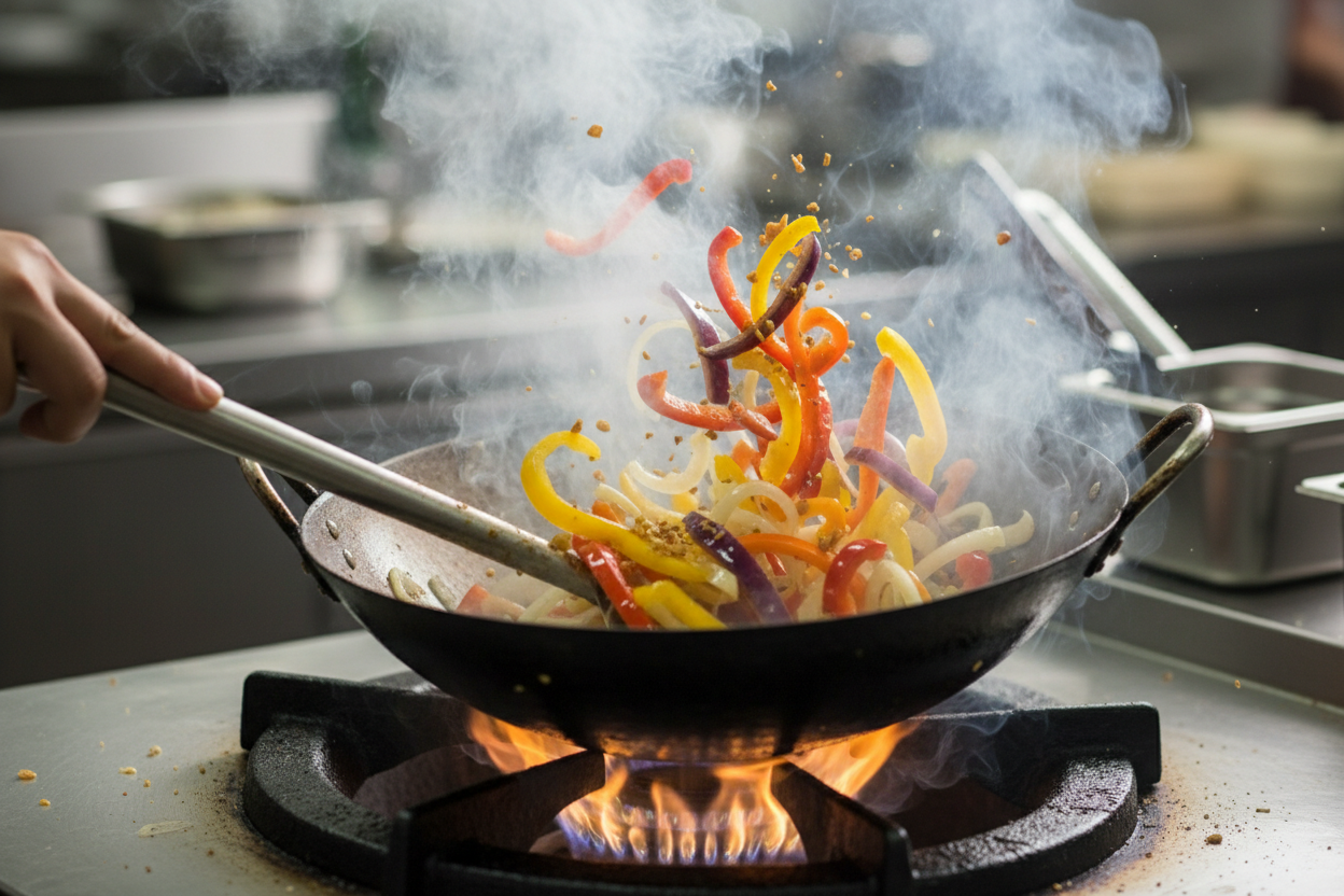 Classic Pepper Steak Recipe: Quick Beef & Bell Pepper Stir-Fry 3 Pepper Steak with Bell Peppers and Onion preparation step 2