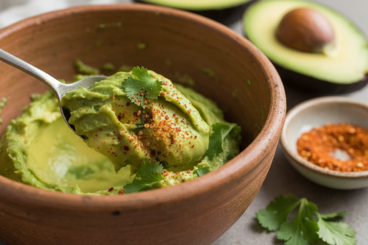The Best Restaurant-Worthy Guacamole Recipe (Secret Ingredient) 3 Restaurant-Worthy Guacamole preparation step 2