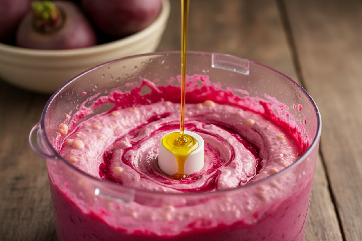 Roasted Beet Hummus Recipe preparation step 2