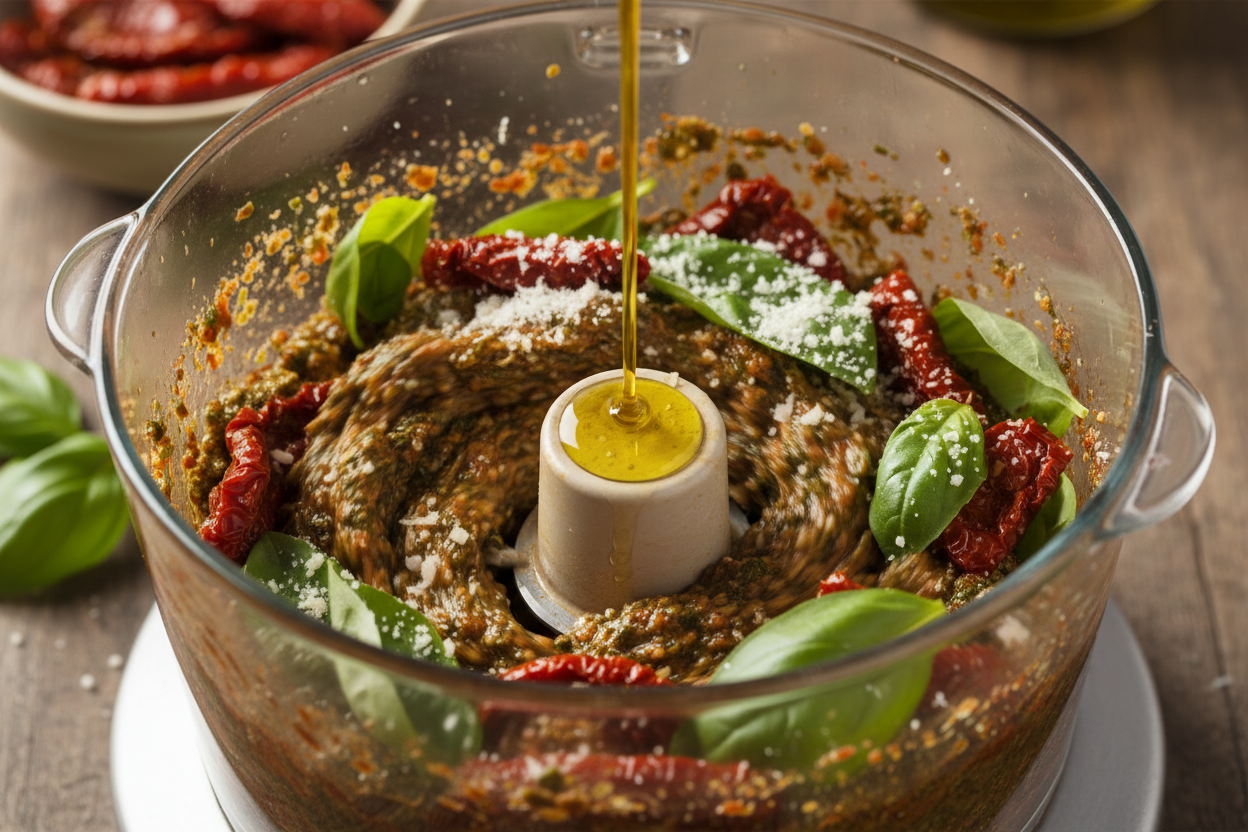 Sicilian Tomato Pesto preparation step 2