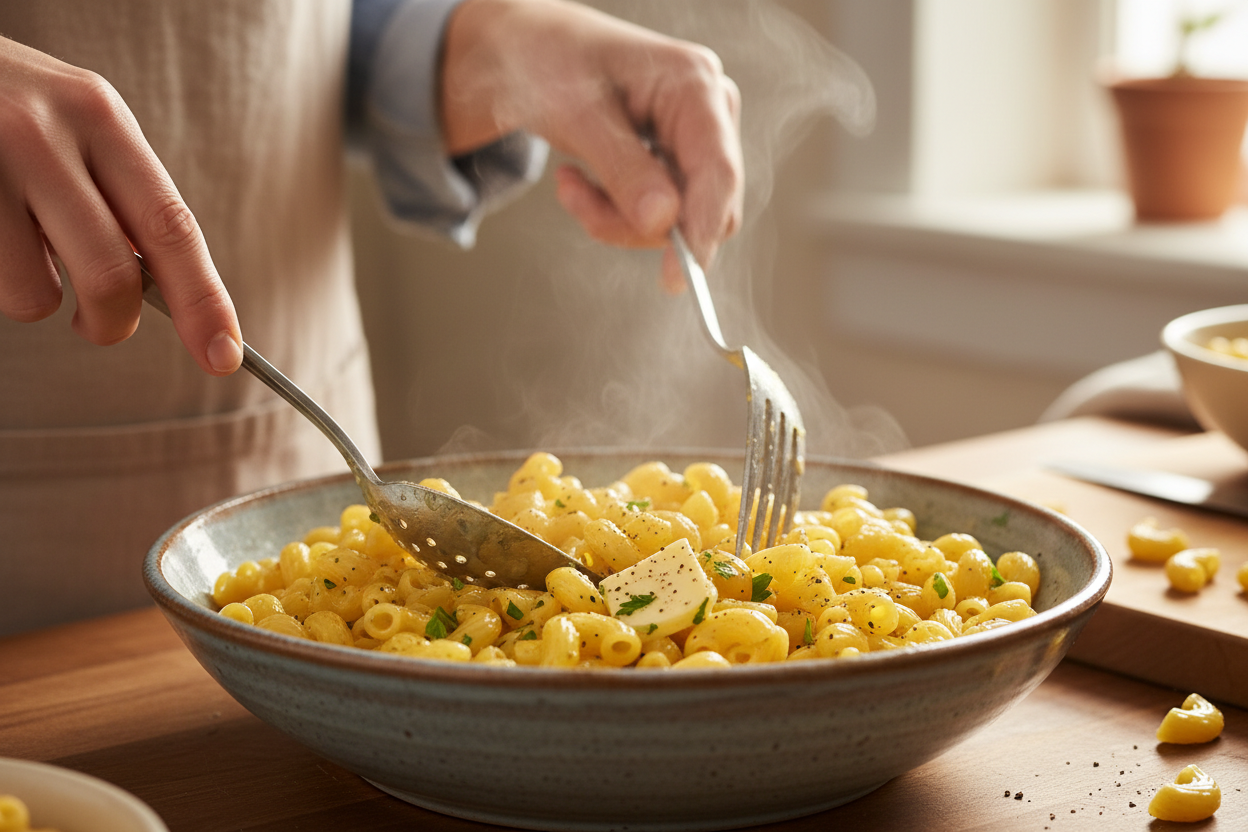 Southern Baked Mac and Cheese: Authentic Creamy Recipe 2 Southern Baked Mac and Cheese preparation step 1