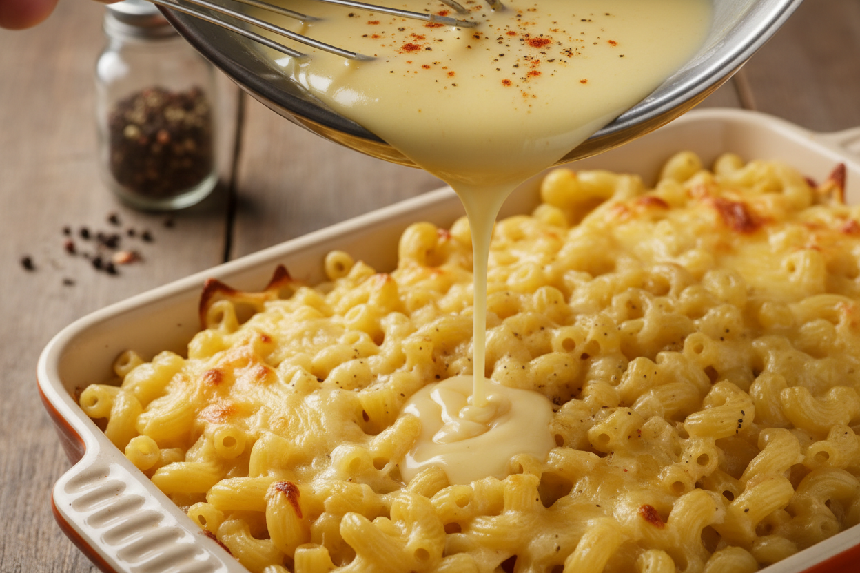 Authentic Southern Soul Food Baked Mac and Cheese Recipe 3 Southern Baked Macaroni Cheese Soul Food preparation step 2