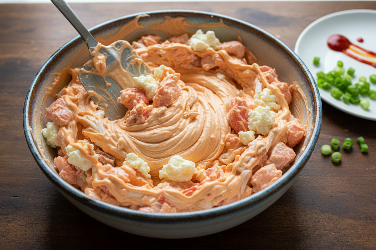 Viral Baked Sushi Casserole Recipe (Crab & Salmon) 3 Sushi Bake (Viral Tiktok Trend) preparation step 2