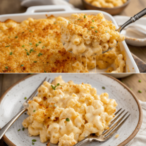 The Ultimate Creamy Oven-Baked Macaroni (3 Cheeses)