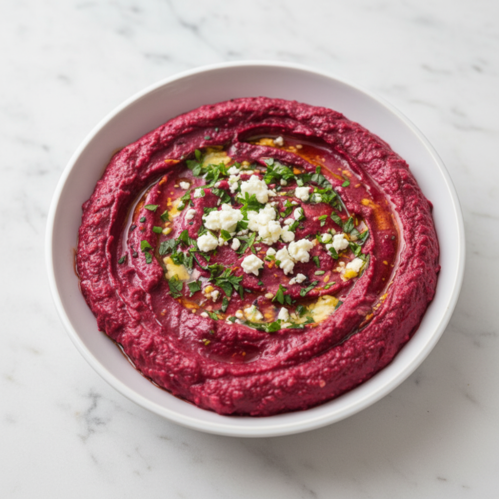 Creamy Roasted Beetroot and Feta Spread Recipe 1 Creamy Roasted Beetroot and Feta Spread Recipe
