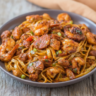 Creamy Shrimp & Beef Sausage Creole Pasta Recipe