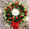 Festive Holiday Veggie Wreath: Easy Crudité Centerpiece