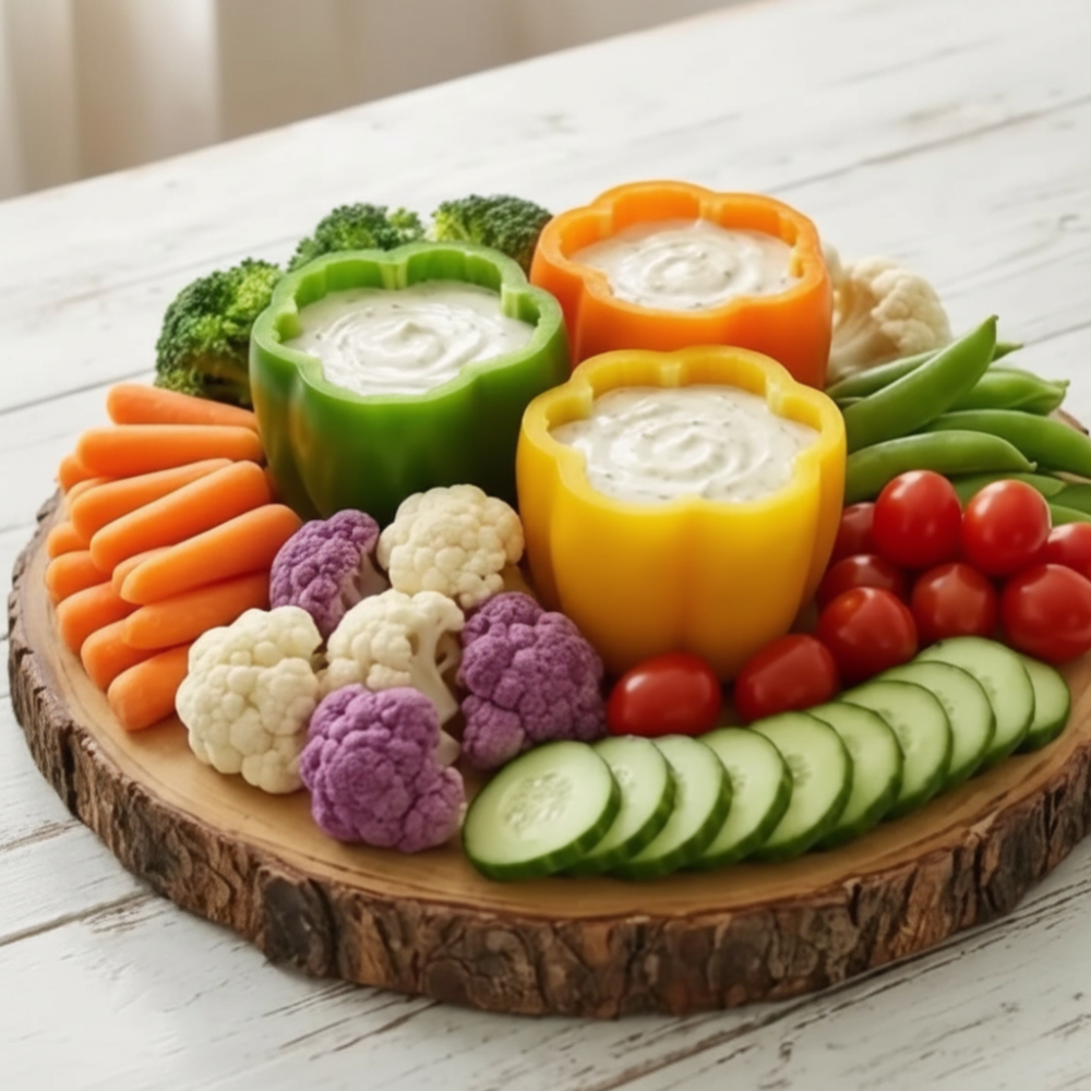 Ultimate Fresh Veggie Board: A Vibrant Crudité Appetizer 1 Ultimate Fresh Veggie Board: A Vibrant Crudité Appetizer