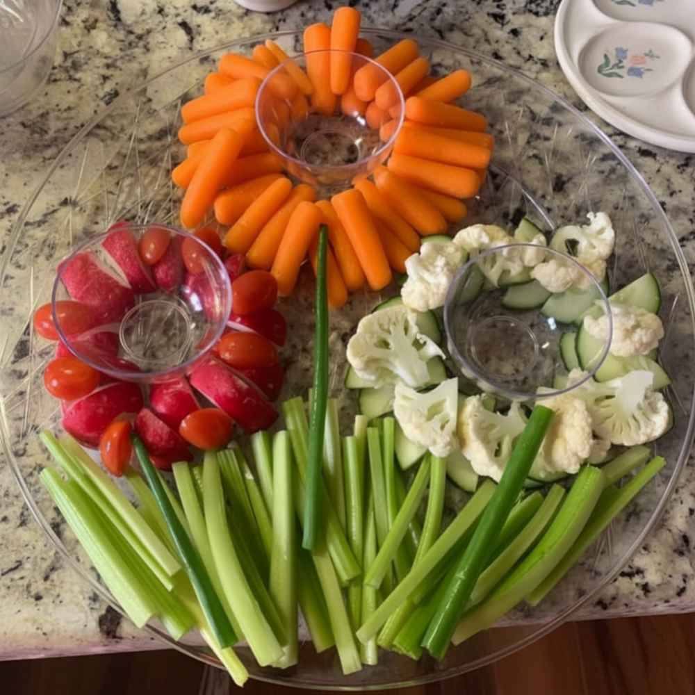 Fresh Raw Vegetable Board: The Perfect Party Appetizer 1 Fresh Raw Vegetable Board: The Perfect Party Appetizer