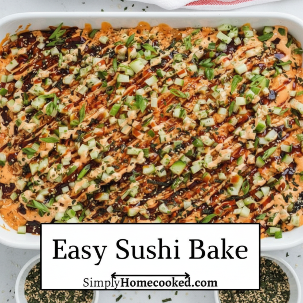 Delicious and Simple Deconstructed Sushi Casserole Recipe 1 Delicious and Simple Deconstructed Sushi Casserole Recipe