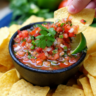 Best Fresh Cilantro Lime Salsa Recipe (Homemade Pico de Gallo)