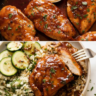 12-Minute Honey Garlic Chicken Breast with Veggies