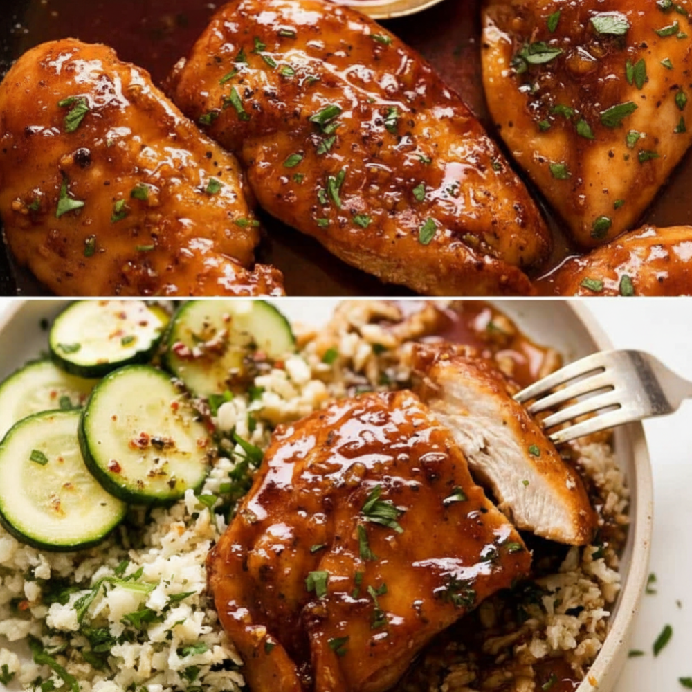 12-Minute Honey Garlic Chicken Breast with Veggies